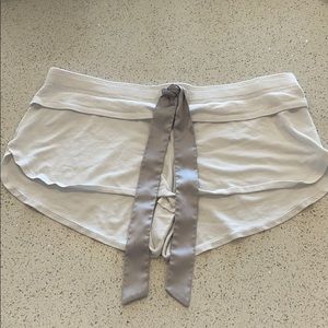 Express white sleep shorts